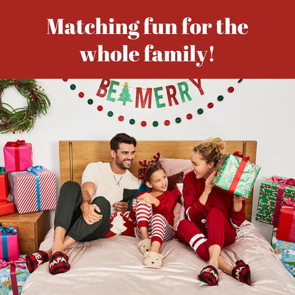 Men'S Christmas Gifts for Dad Father Grandpa Matching Family Pajama Papa Bear Slipper