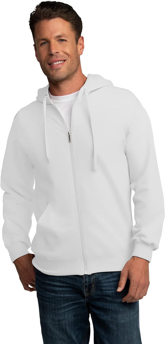 Unisex Adult Eversoft Fleece Full Zip Hoodie Sweatshirt