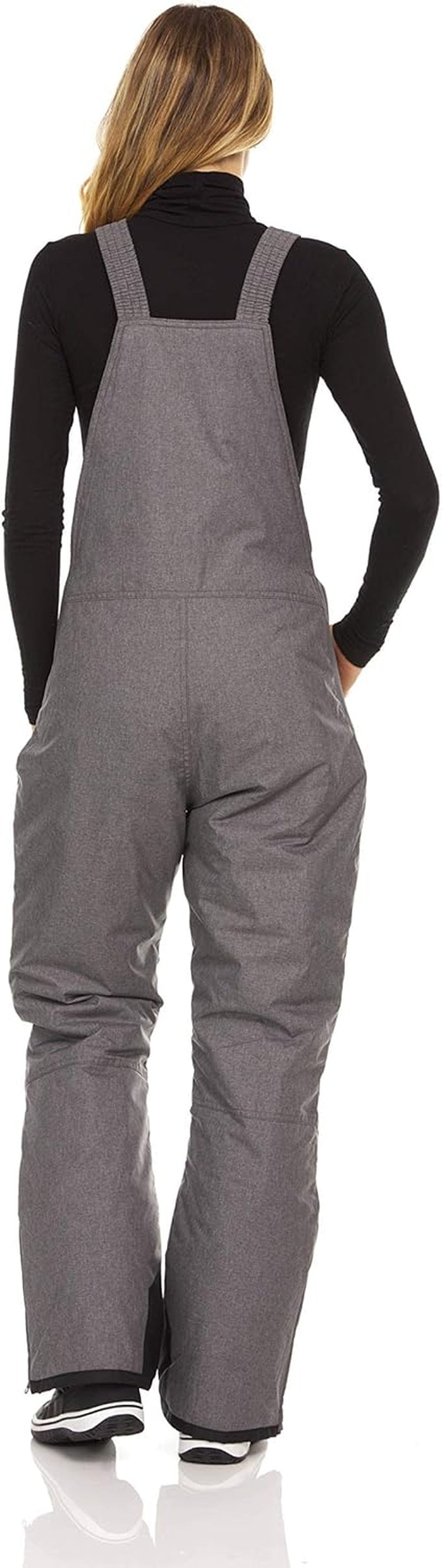 Womens Ski Snow Bibs Pants Insulated Water Resistant Overalls Snowboarding Winter Waterproof Pants Women